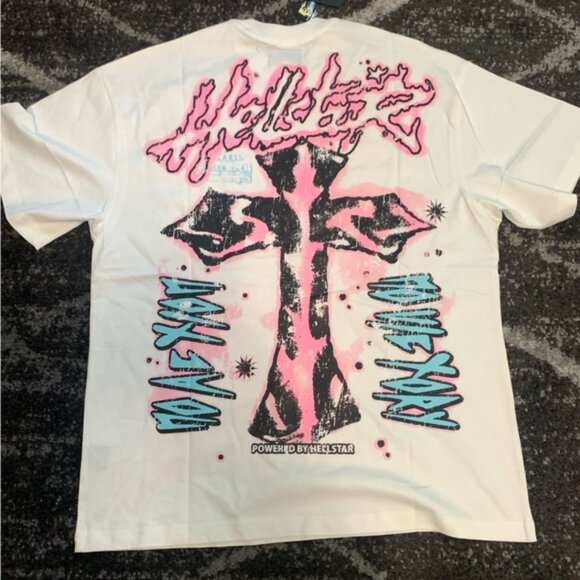 Hellstar No Guts No Glory T-Shirt Men’s Large, Medium, Small - Picture 2 of 3